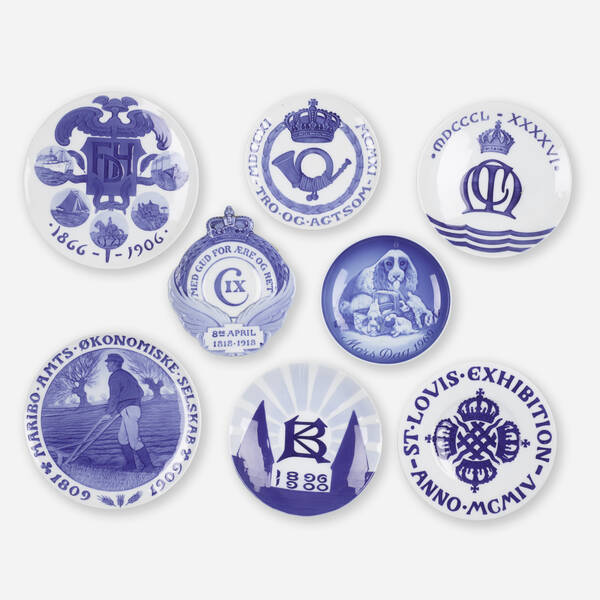 Royal Copenhagen. Collection of fifty-six