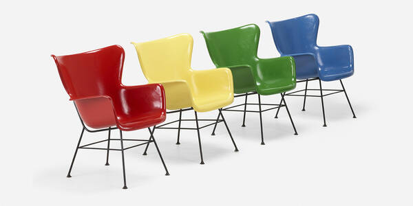 Lawrence Peabody. Chairs model PF1,