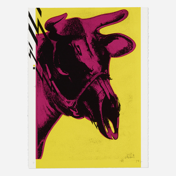 Paul Insect. Dead Cow. 2007, screenprint