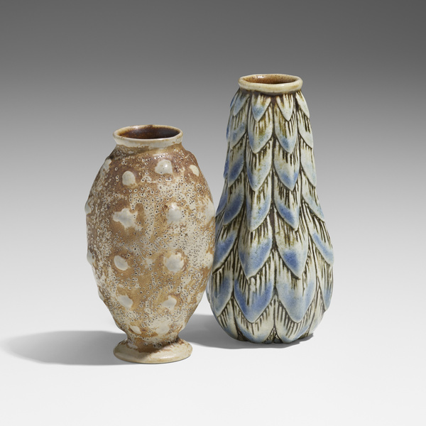 Martin Brothers Pottery Vases  39e226
