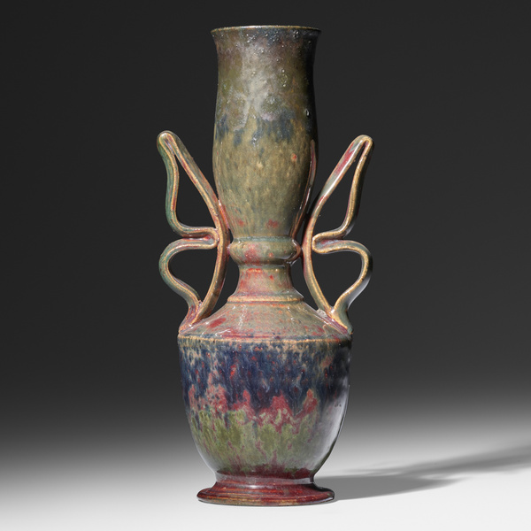 George E. Ohr. Exceptional vase.