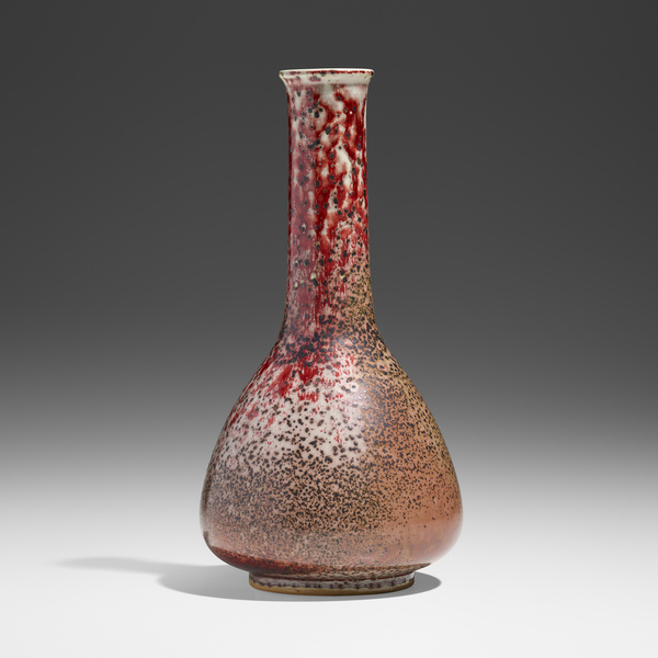 Ruskin Pottery. Vase. 1909, oxblood