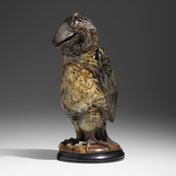 Martin Brothers Pottery. Tall Wally-bird