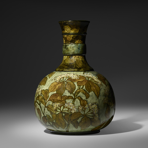 John Bennett. Vase with viburnum.