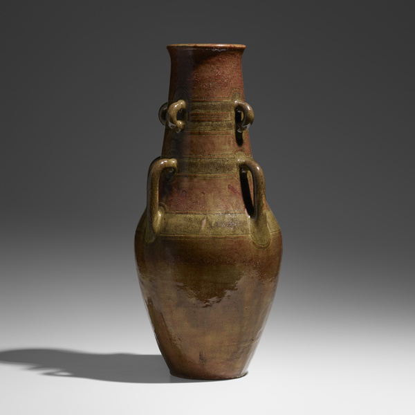 Auguste Delaherche Tall vase with 39e25d
