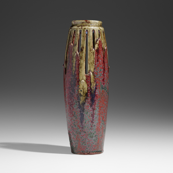 Emile Decoeur Reticulated vase  39e26b