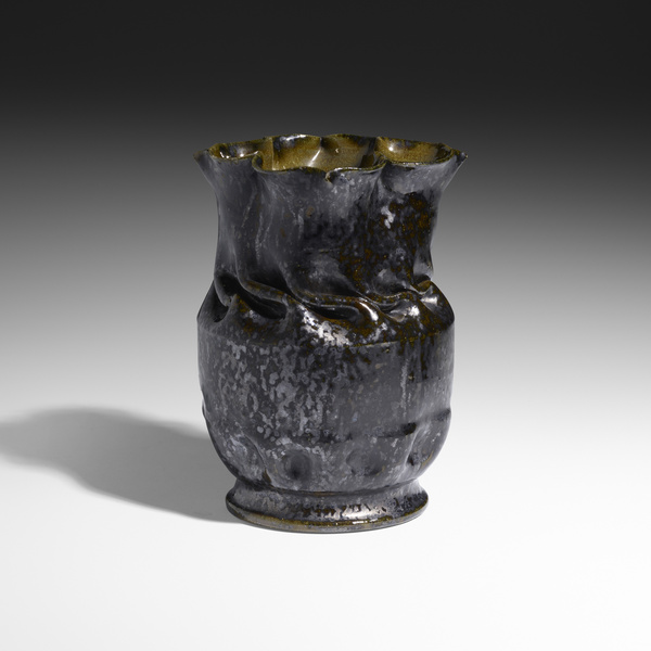 George E. Ohr. Vase. 1897-1900,