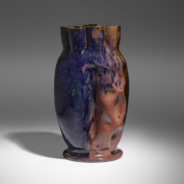 George E Ohr Exceptional vase  39e276