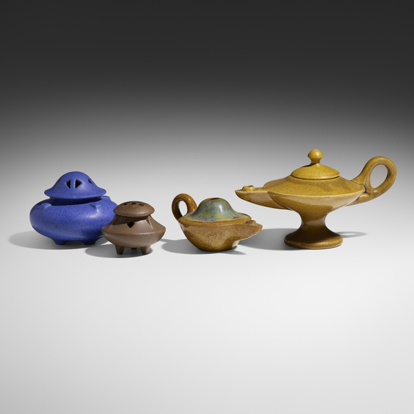 Fulper Pottery. Collection of four