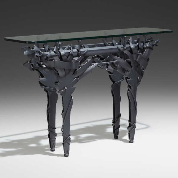 Albert Paley. Gemini Fan console