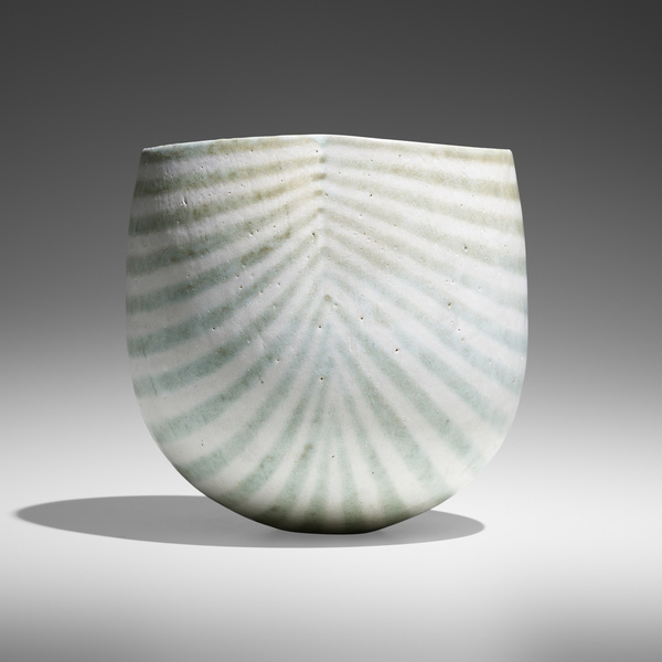 John Ward. Vessel. glazed stoneware.