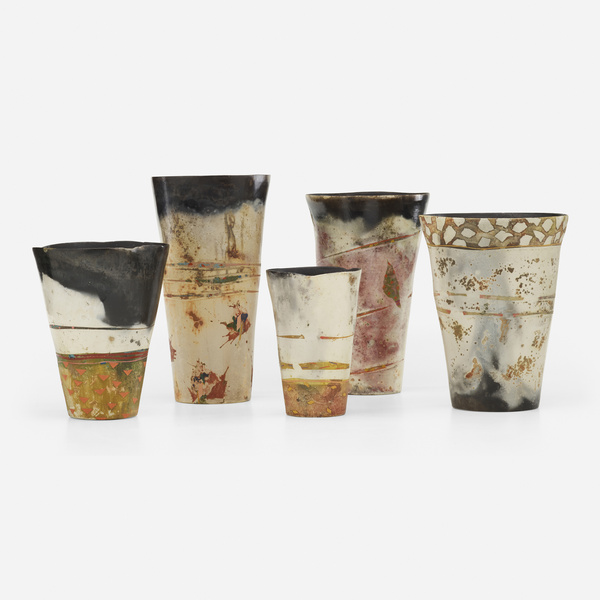 Bennett Bean. Collection of five vessels.