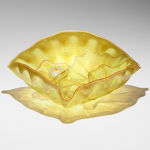 Dale Chihuly Citron Yellow Seaform 39e396