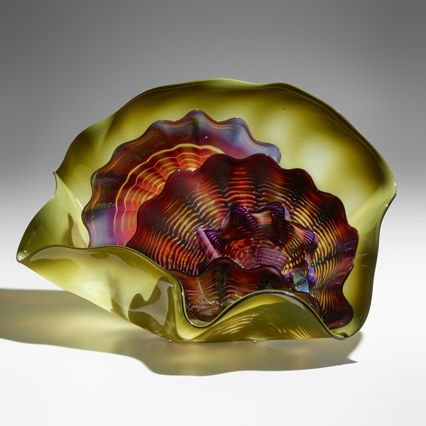 Dale Chihuly Olive Green Persian 39e394