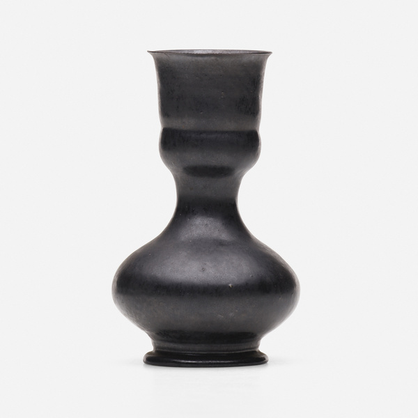 George E. Ohr. Bud vase. 1897-1900,