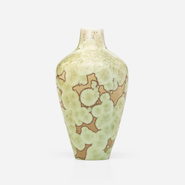 University City. Vase. 1913, crystalline-glazed