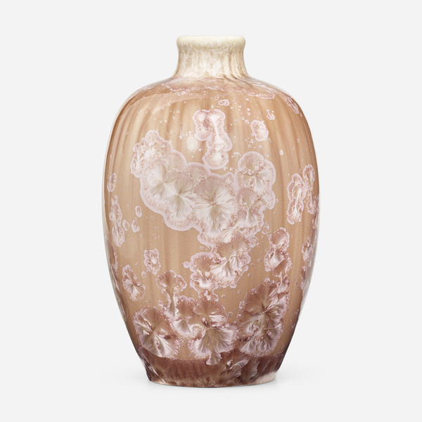 Mougin Vase c 1900 crystalline glazed 39e444