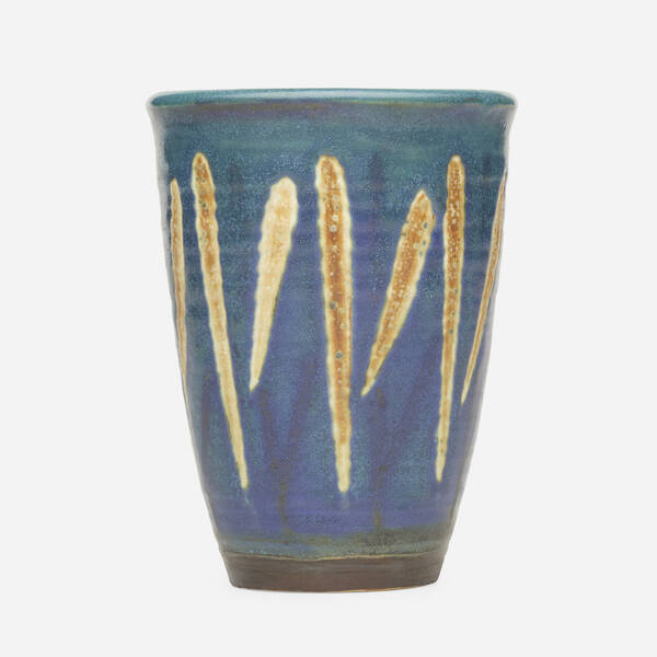 Maija Grotell vase c 1955 glazed 3a0b7c