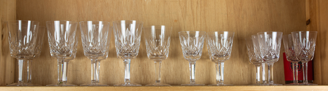 SUITE OF WATERFORD CRYSTAL STEMWARE 3a0d4d