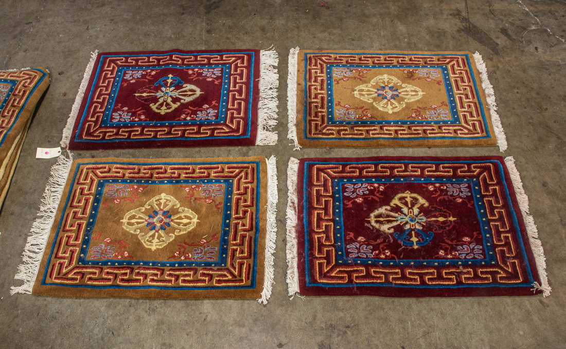 FOUR NEPALESE CARPETS Four Nepalese