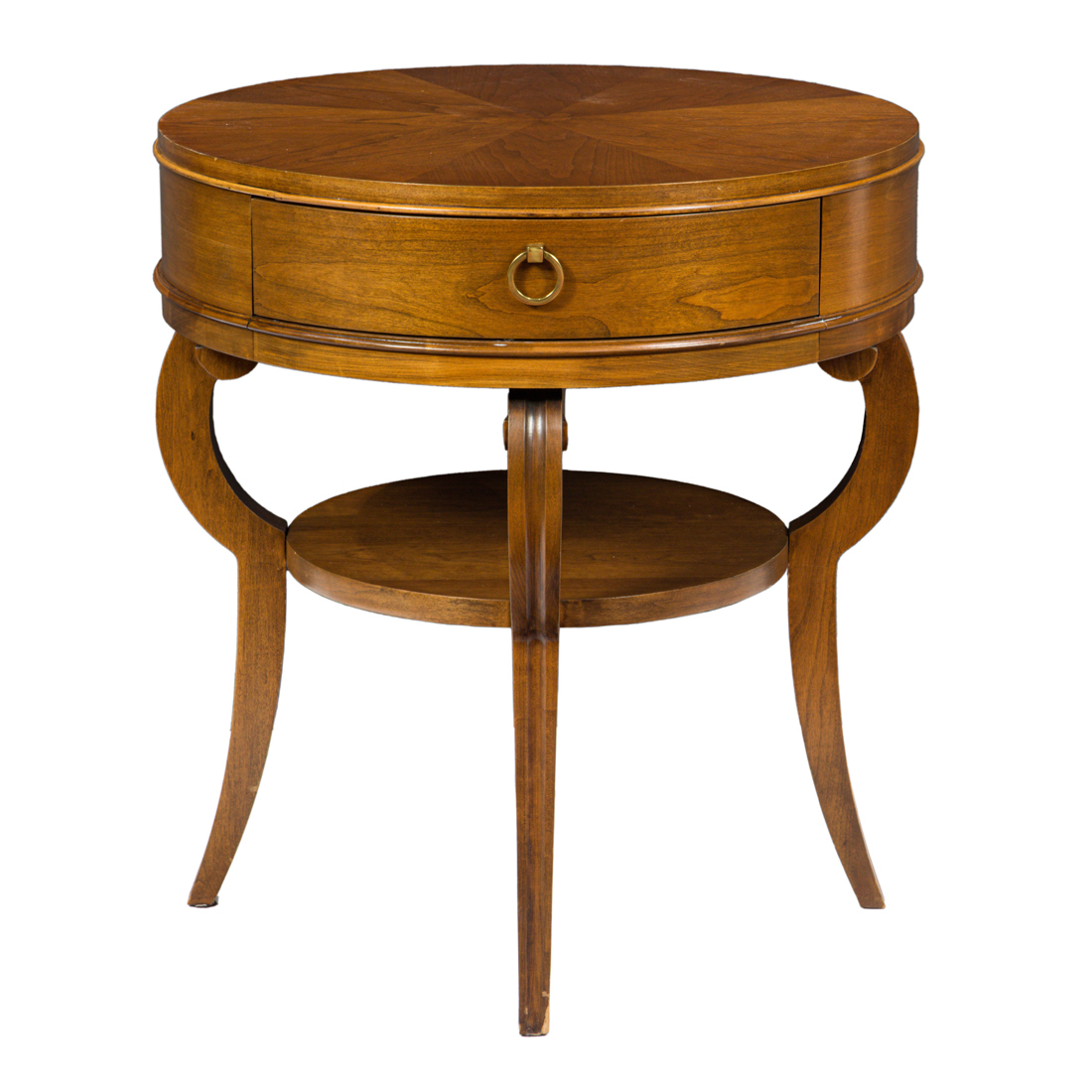 CONTEMPORARY MARDEN DRUM TABLE FASHIONED