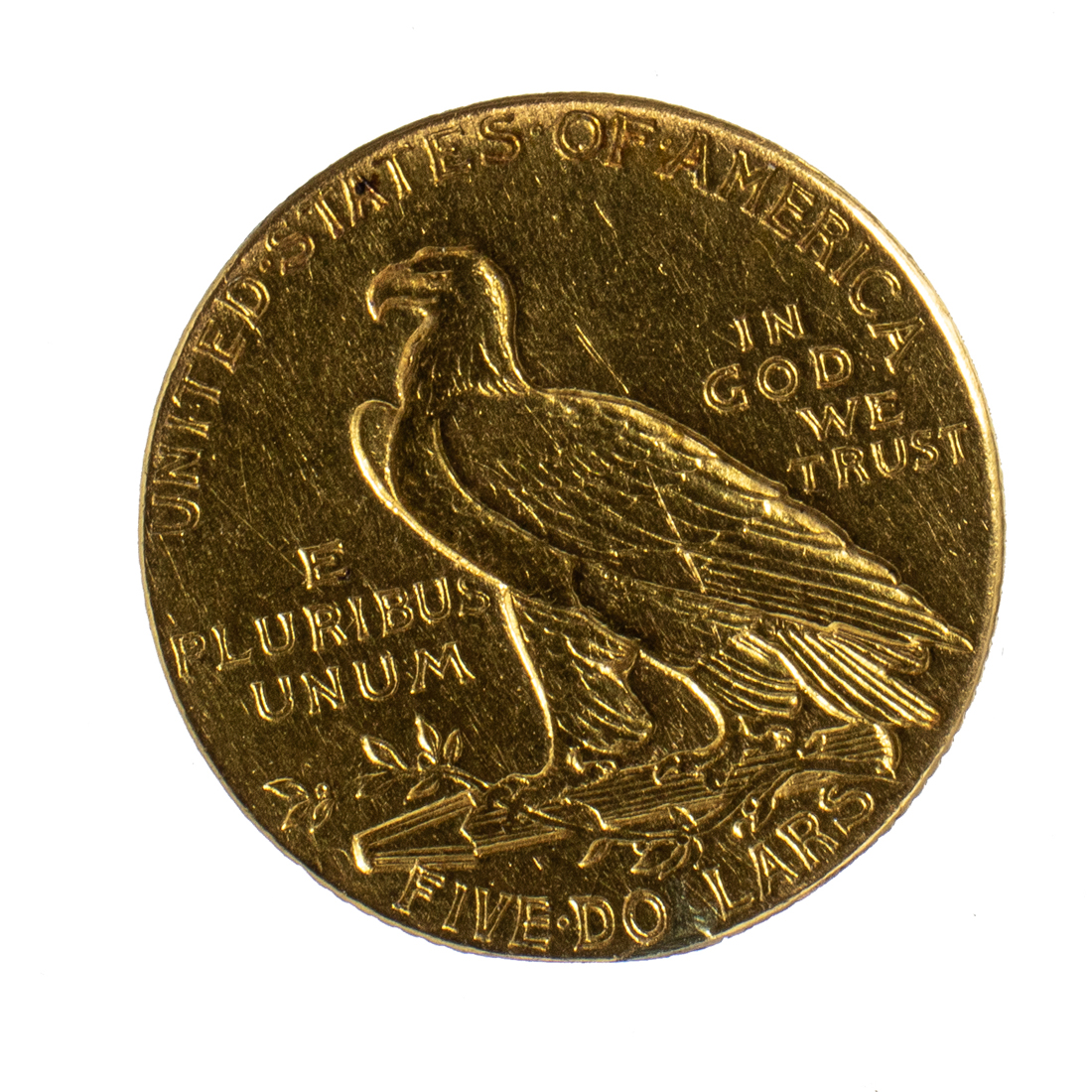 1914 5 GOLD INDIAN HEAD 1 2 EAGLE 3a0e1b