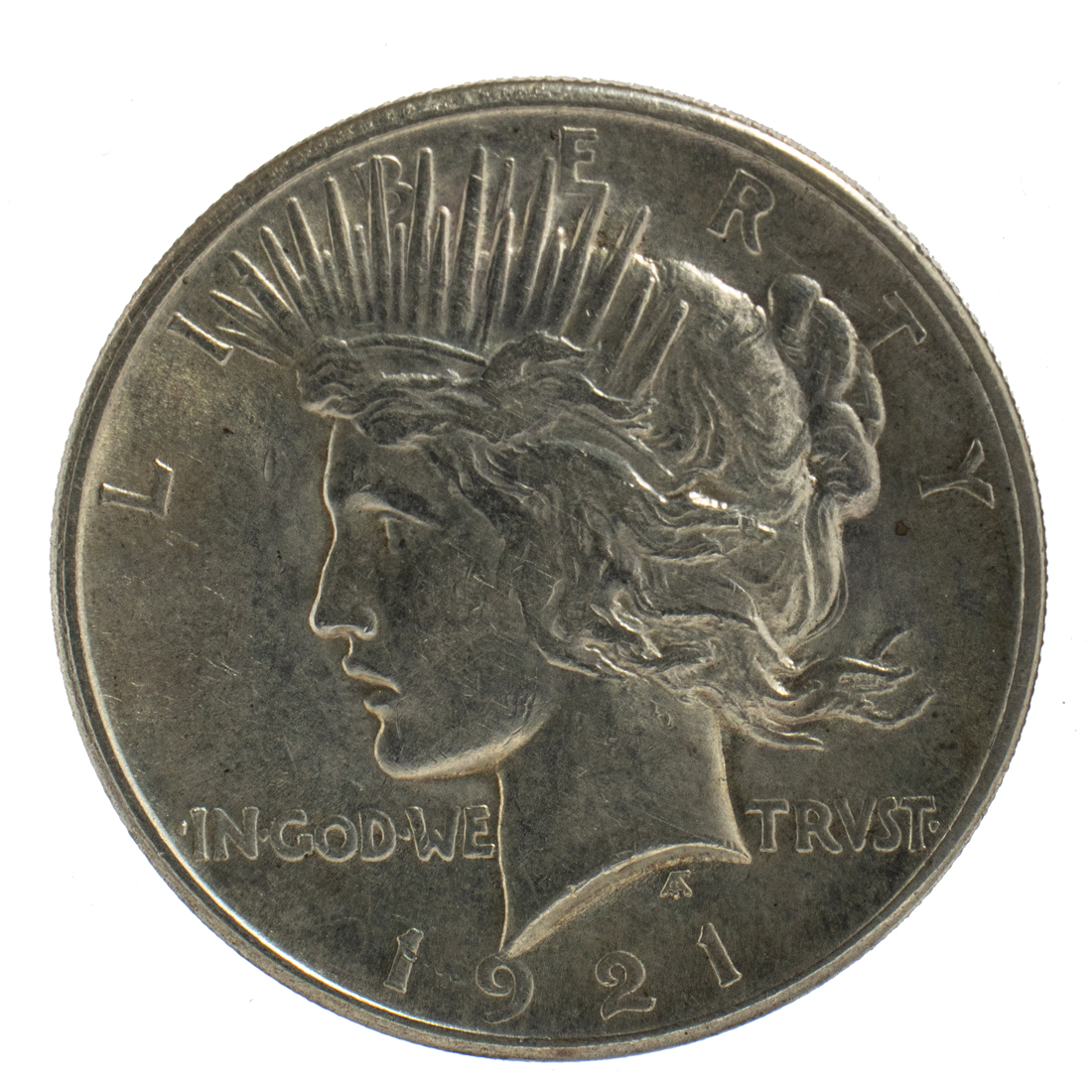 1921 US PEACE DOLLAR HIGH RELIEF