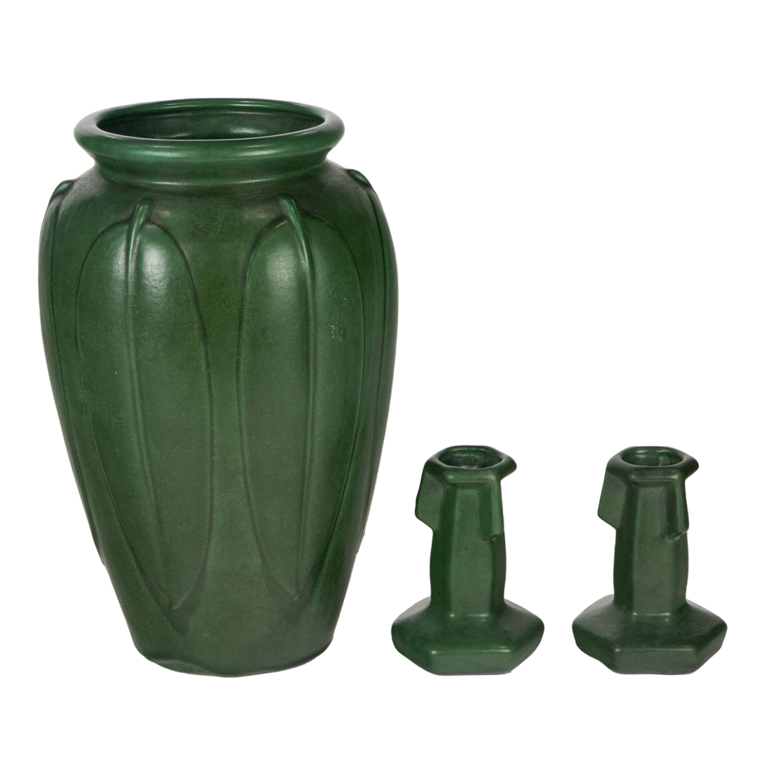 A LARGE WELLER ARTS & CRAFTS GREEN