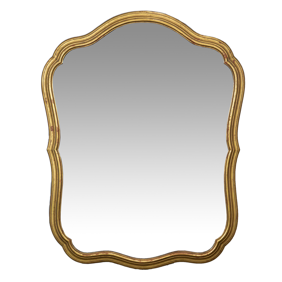 A GILTWOOD SHIELD FORM LOOKING 3a0efe