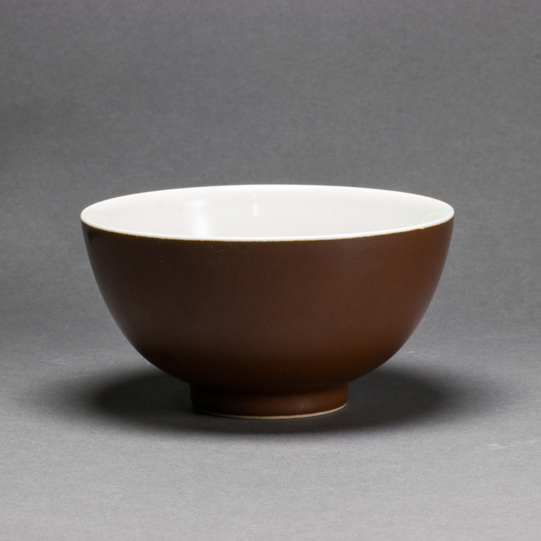 CHINESE CAFE AU LAIT GLAZED BOWL 3a0f43