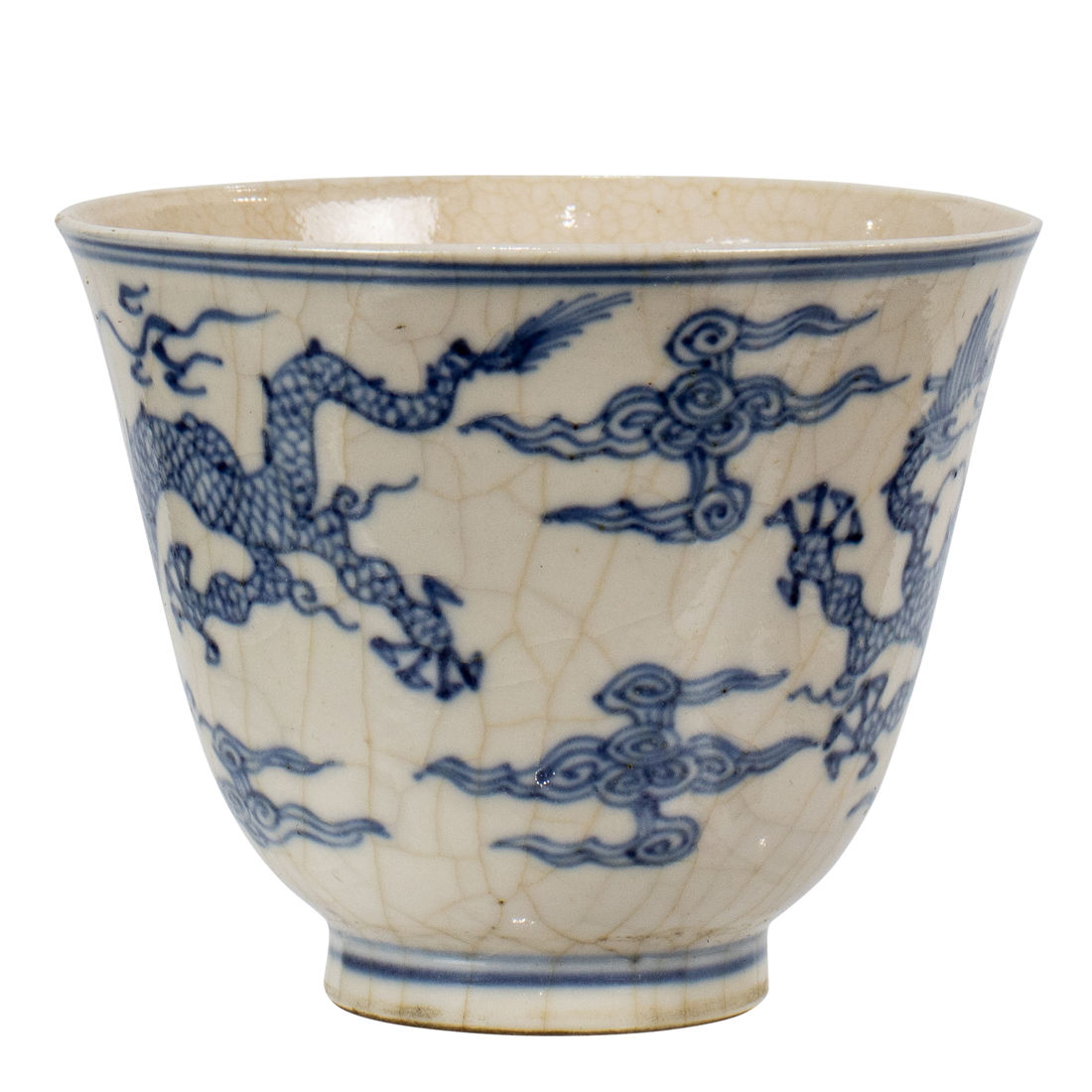 CHINESE QING DYNASTY UNDERGLAZE 3a0f4c