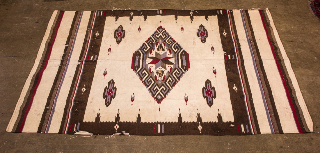 NATIVE AMERICAN BLANKET 4'4" X