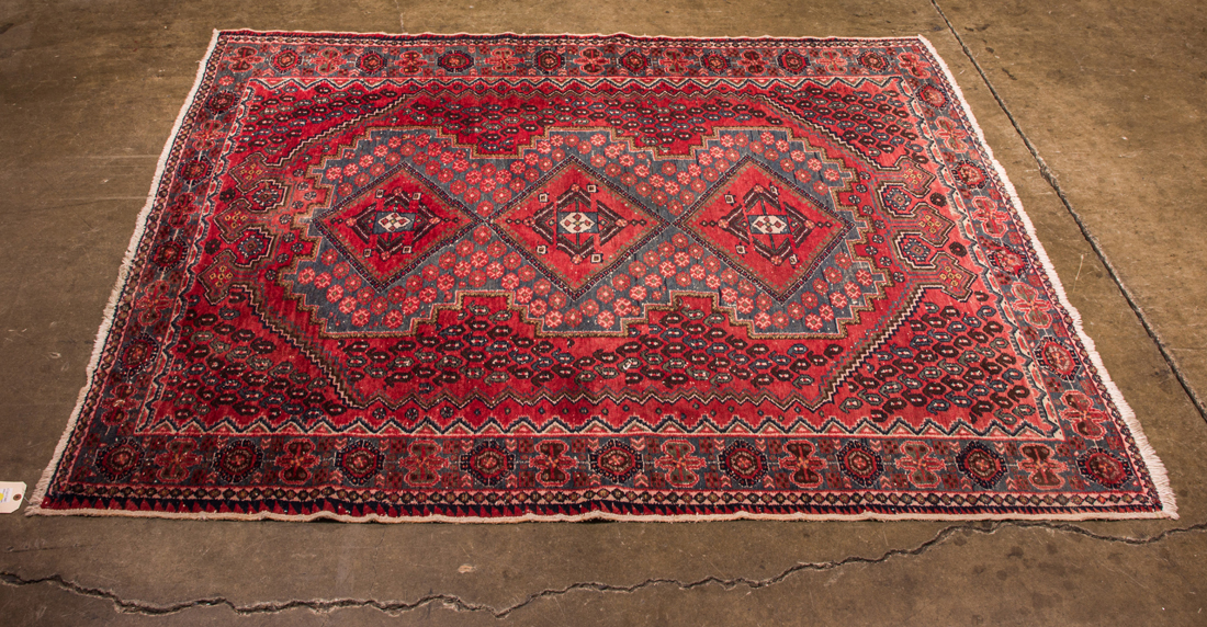 SOUTHWEST PERSIAN RED GROUND CARPET