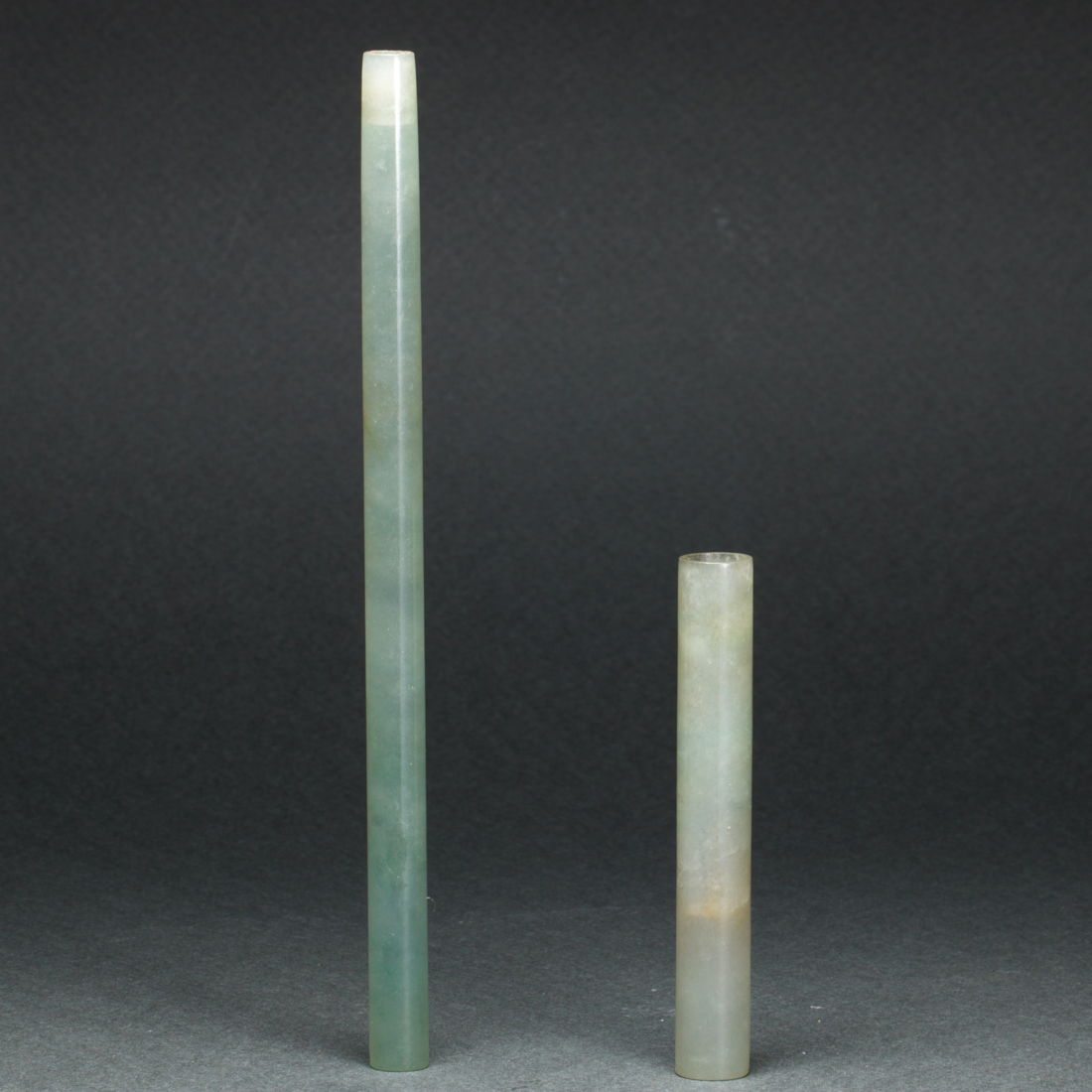  LOT OF 2 CHINESE JADEITE CALLIGRAPHY 3a1098