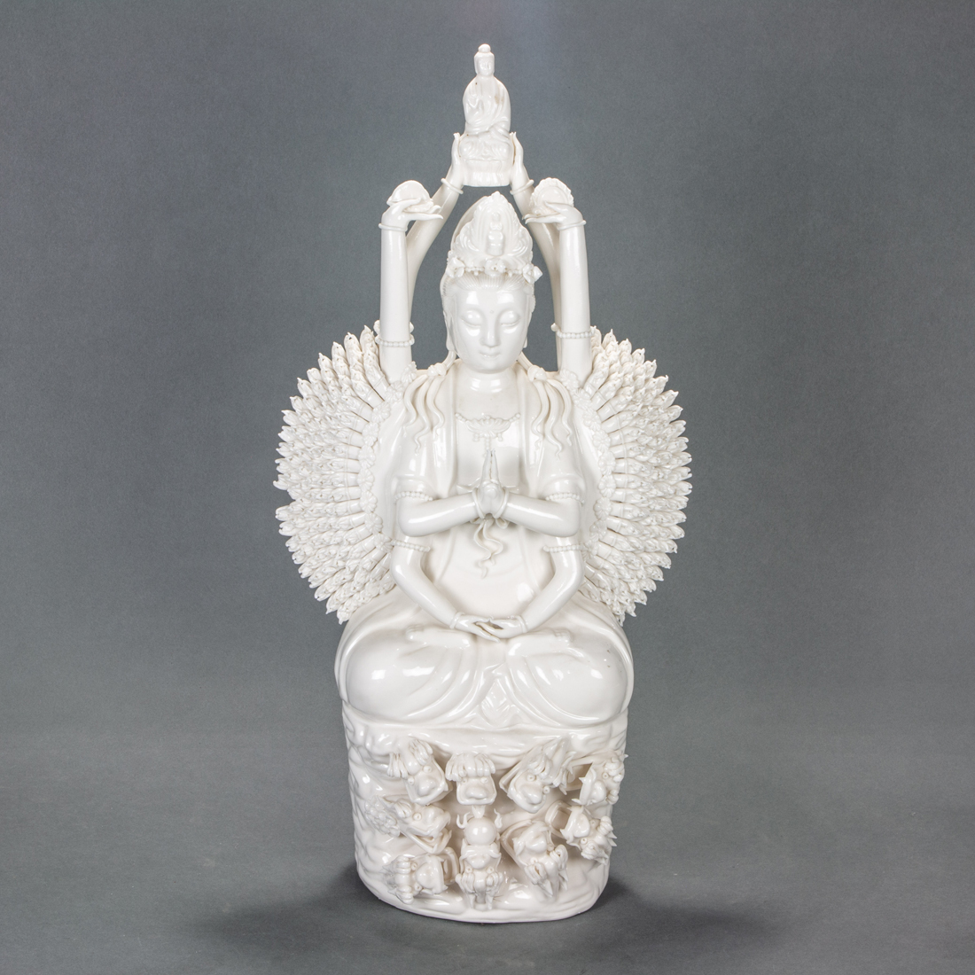 CHINESE BLANC-DE-CHINE FIGURE OF