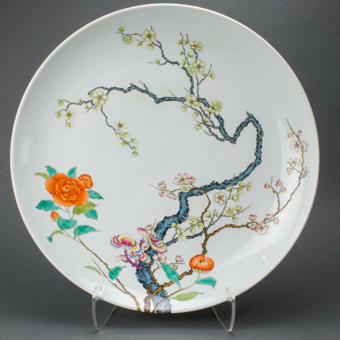 CHINESE FAMILLE ROSE CHARGER Chinese 3a1242