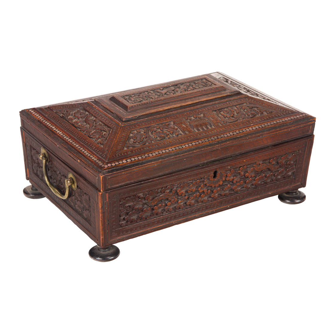 AN ANGLO INDIAN SANDALWOOD BOX 3a12b2