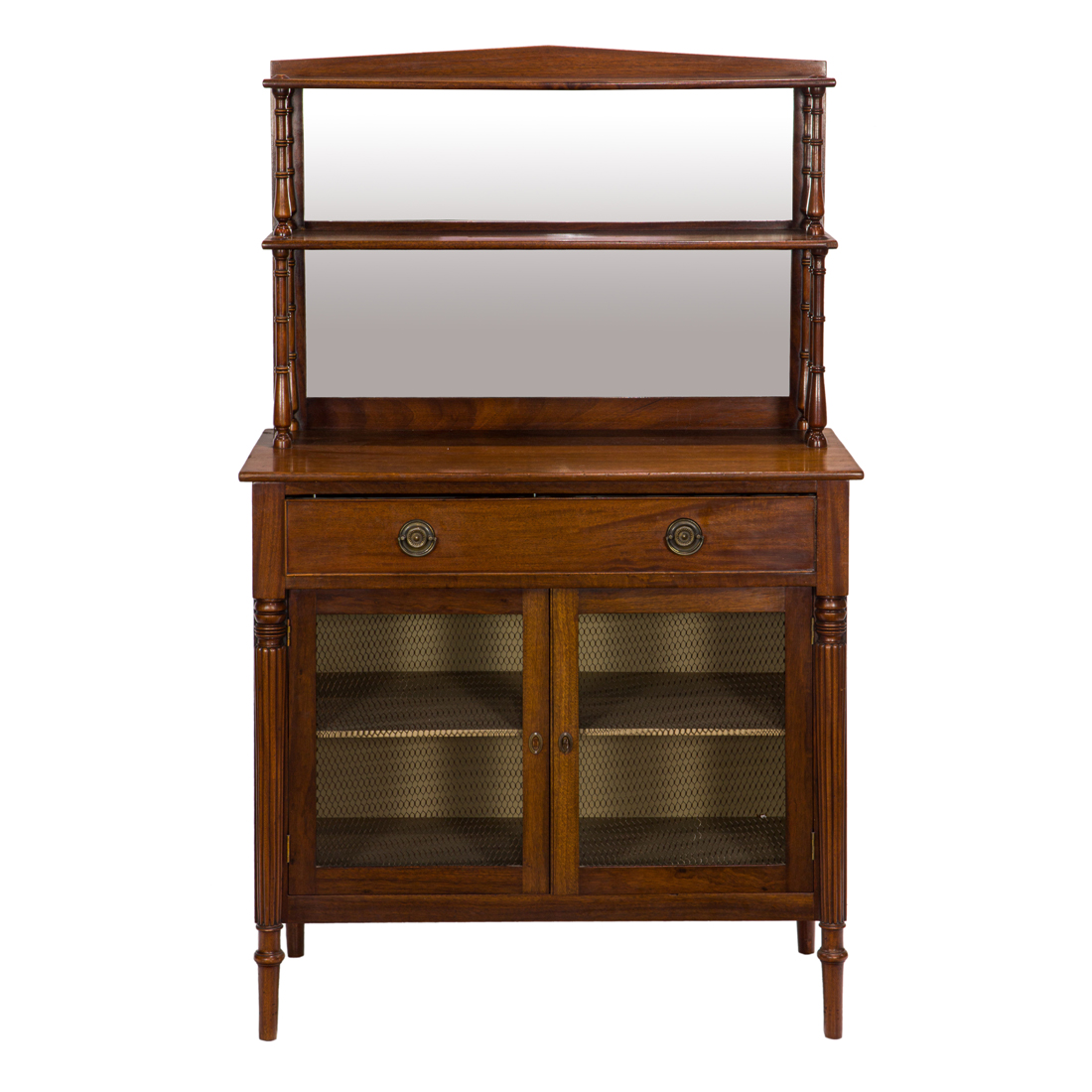 A REGENCY STYLE MAHOGANY CHIFFONIER