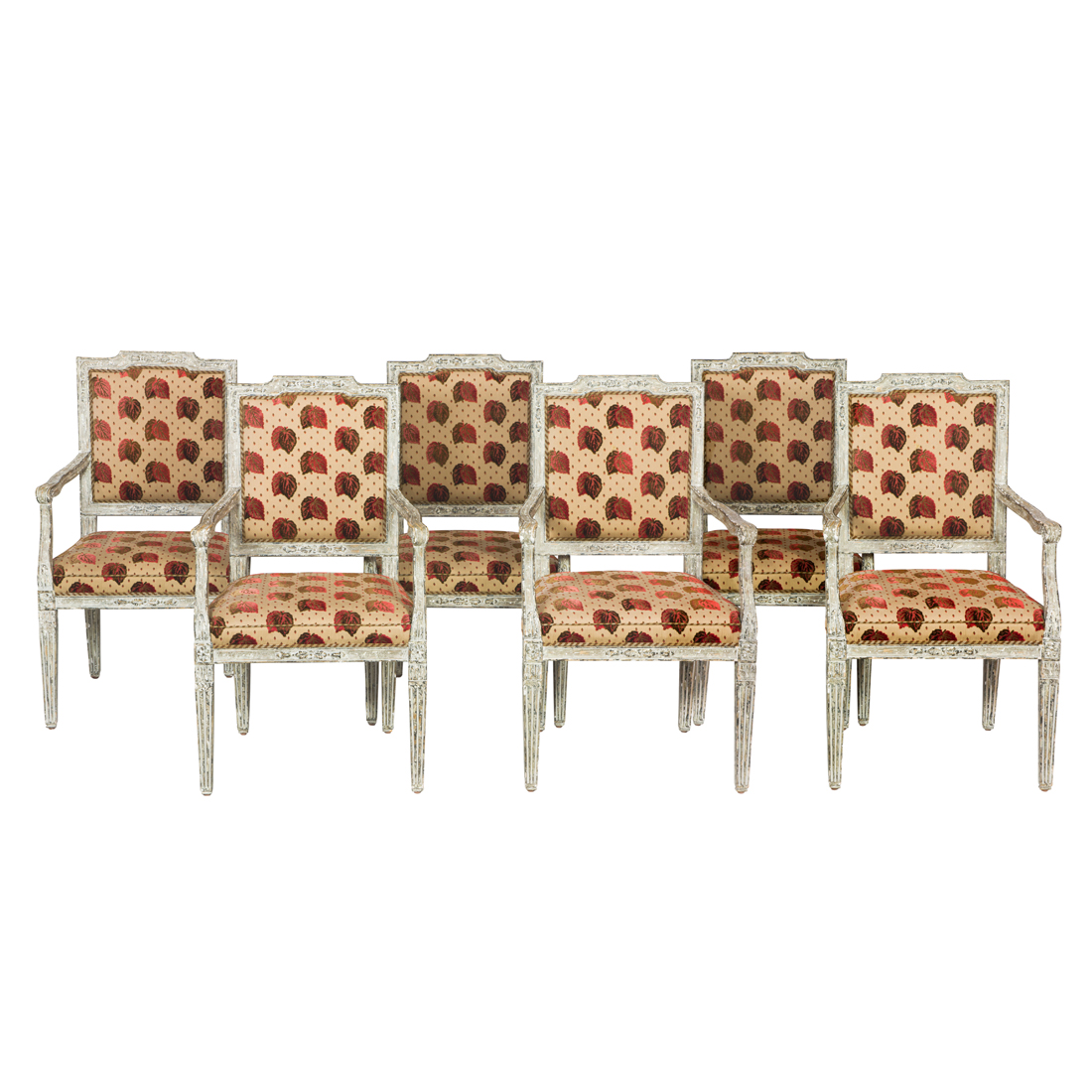 MINTON-SPIDELL, FAUTEUILS, SIX Minton-Spidell,