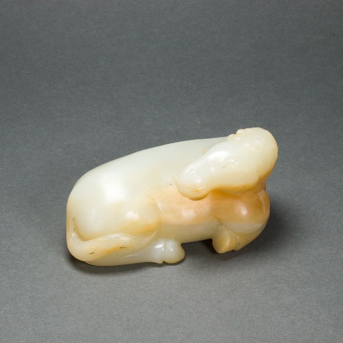 SMALL CHINESE CELADON JADE CARVING