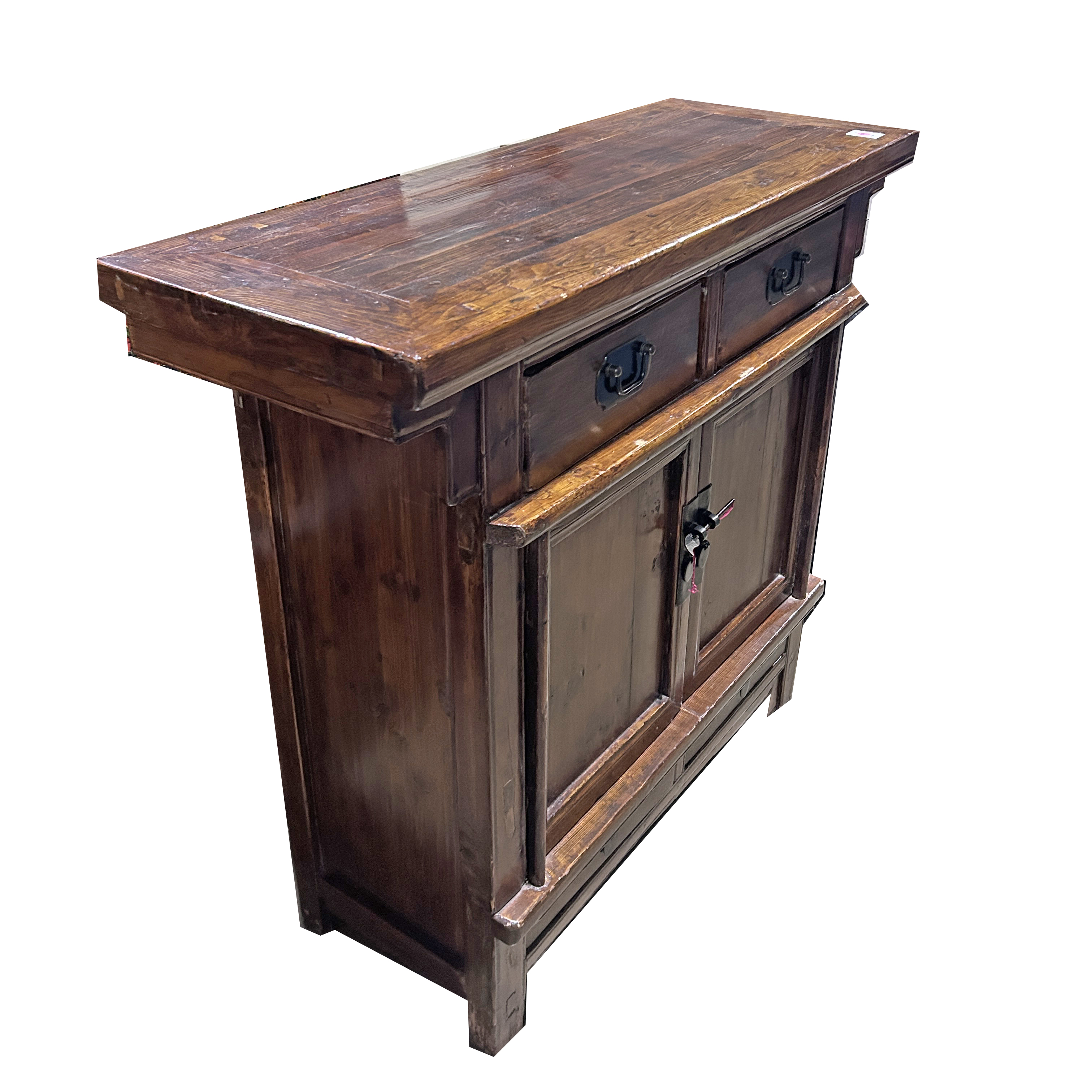 CHINESE ELM CABINET Chinese elm