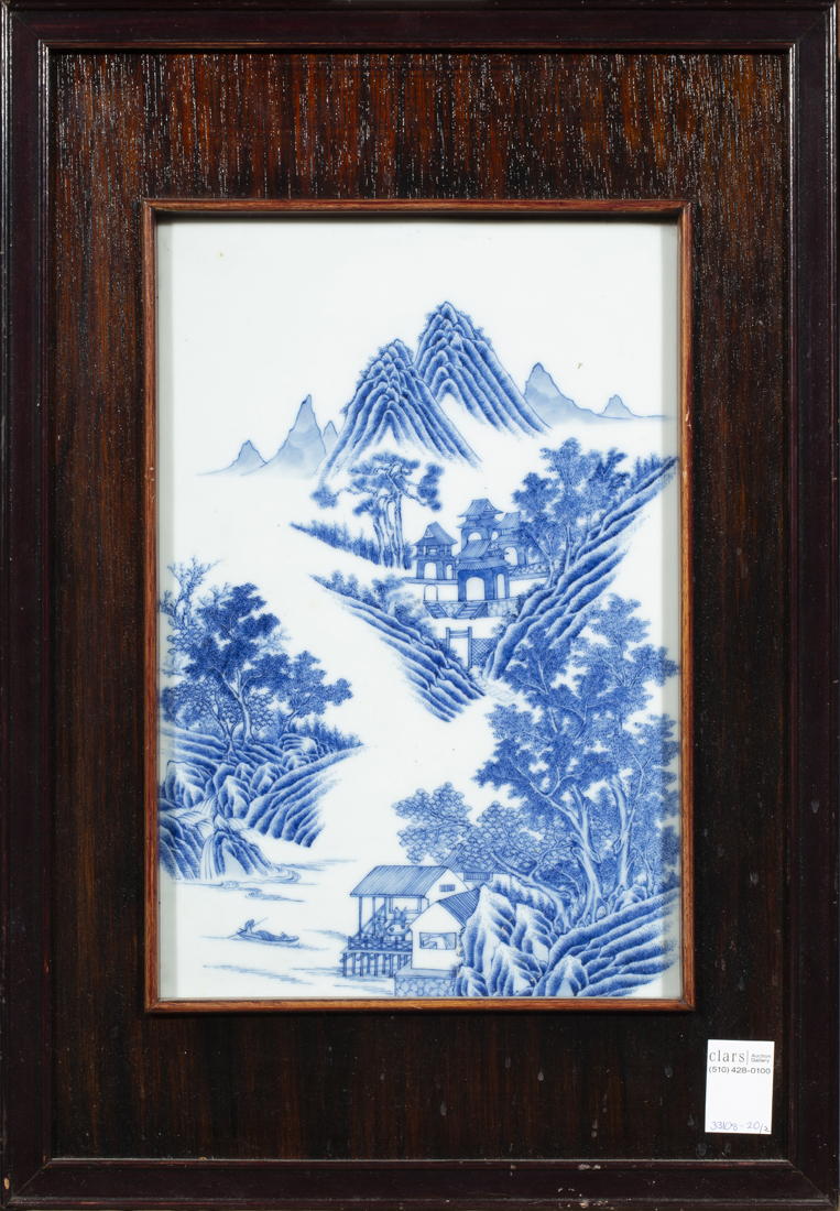 TWO CHINESE PORCELAIN PLAQUES Two 3a1573