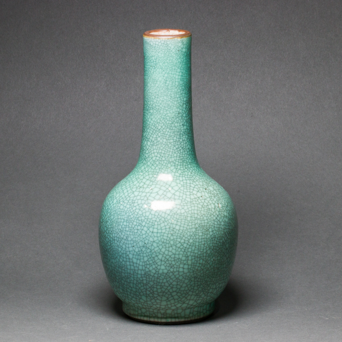 CHINESE TURQUOISE CRACKLE GLAZED