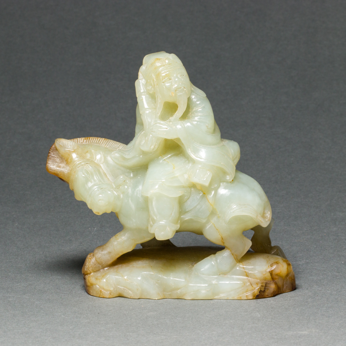 CHINESE CELADON JADE CARVING OF 3a15bd