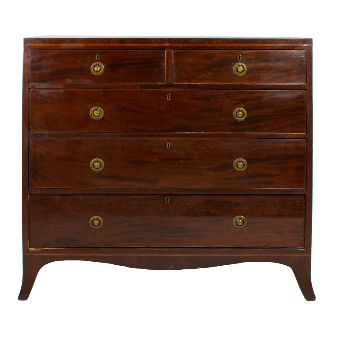 A REGENCY MAHOGANY CHEST A Regency 3a16e2