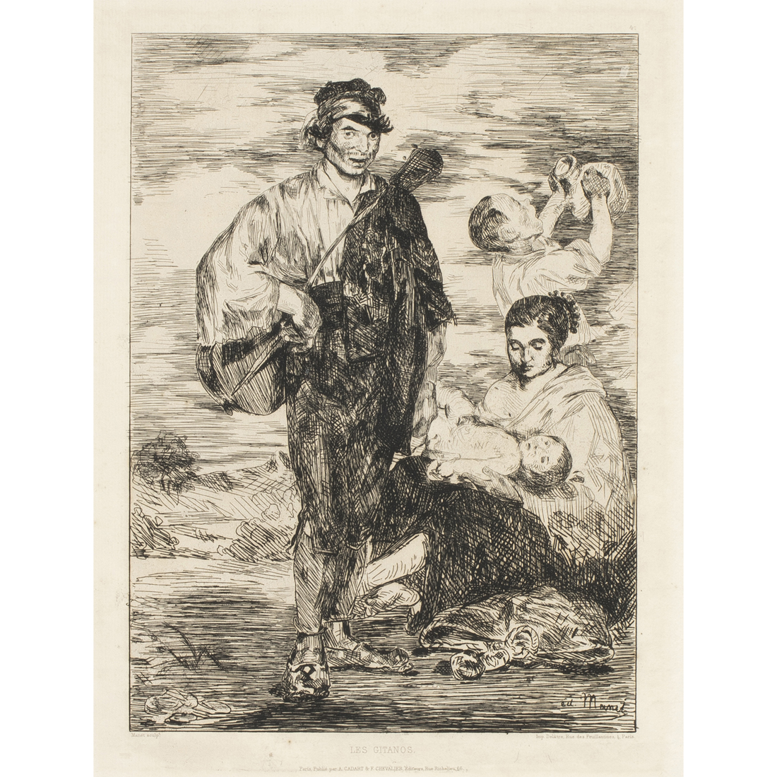 PRINT EDOUARD MANET Edouard Manet 3a1755