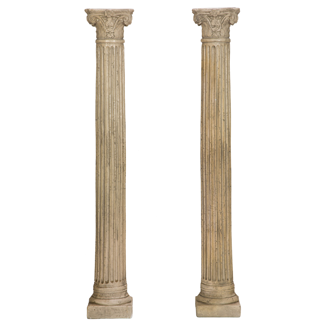 A PAIR OF CLASSICAL STYLE PAINTED