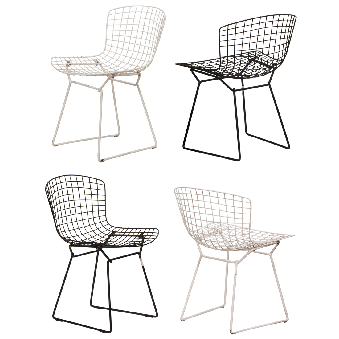 HARRY BERTOIA, DINING CHAIRS, SUITE