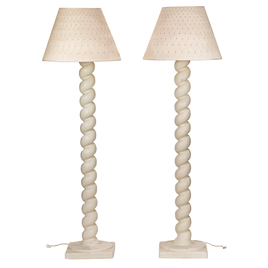 MICHAEL TAYLOR SPIRAL FLOOR LAMPS  3a1800