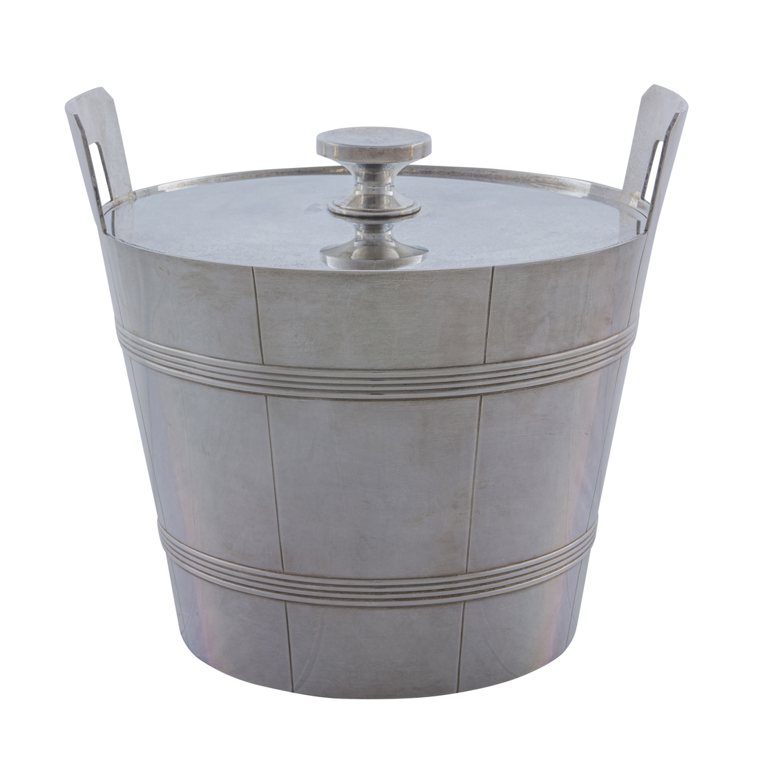 A QUEEN ELIZABETH STERLING ICE BUCKET,